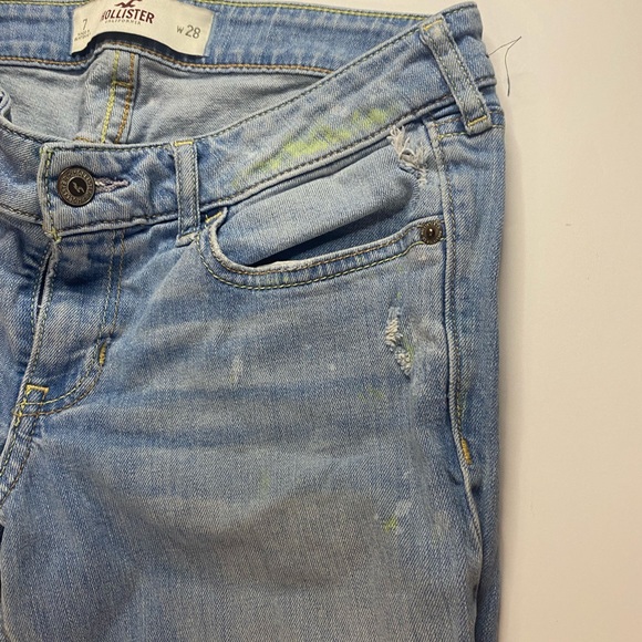 HOLLISTER Jeans women distressed jeans Size W 28 - Picture 4 of 7